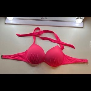 Hot Pink Push Up Bikini Top